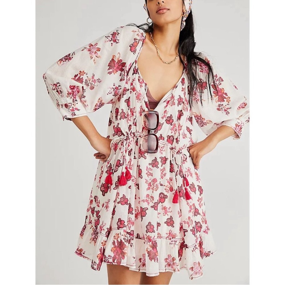 Free People Camella Mini in Ivory Combo size Medium NWT